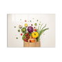Wallity Cuadro Decorativo de Vidrio Templado Multicolor 50 x 70 cm